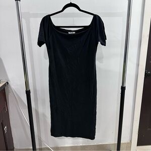 Chic Black Midi Dress